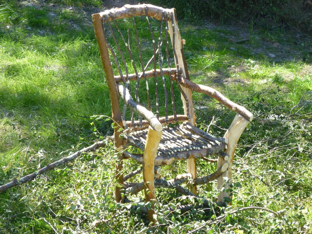 A stick chair